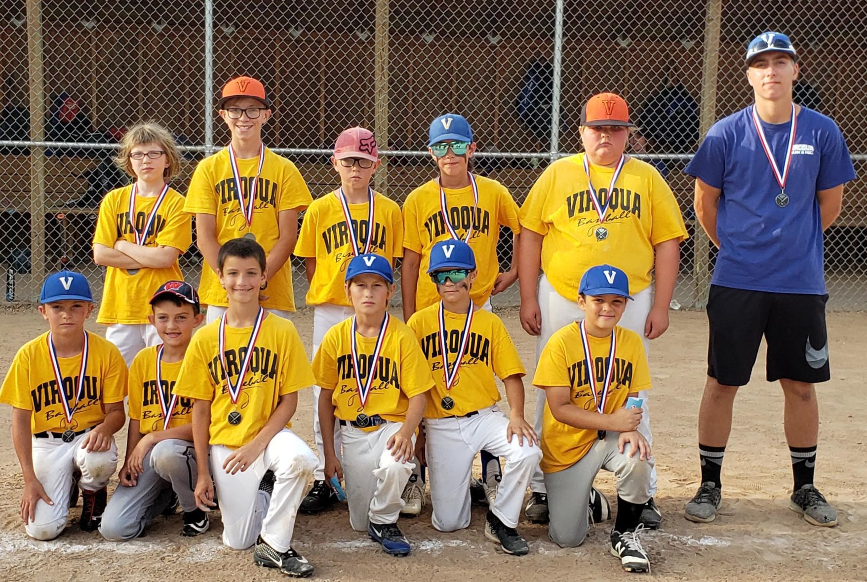 Little League second-place team
